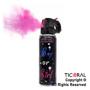 AEROSOL POLVO PARA REVELACION DE GENERO ROSA x 1